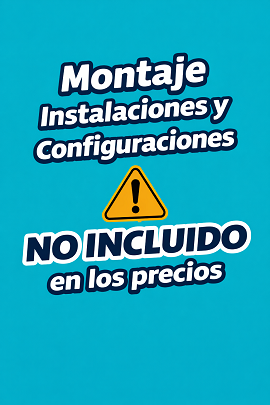 Instalaciones no incluida